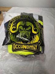 OCCUNOMIX Bib Overalls: Size Medium, Polyester, 7 Pocket LUX-WBIB-YM