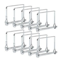 10 Pack Trailer Coupler Pin 5/16×3-1/2in Towing Hitch Pin Hea Size: 5/16×3-3/8