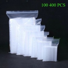 100-400 pcs 10″×14″ Strong Clear Reclosable Zip Plastic Lock Bags Poly Zipper UL