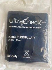 ULTRACHECK NYLON REUSABLE BP CUFF ADULT REGULAR 26CM – 35CM SINGLE TUBE