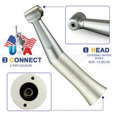 NSK type Dental Slow Low Speed Contra Angle CA2.35/FG1.6mm 2/4 Hole Air Motor