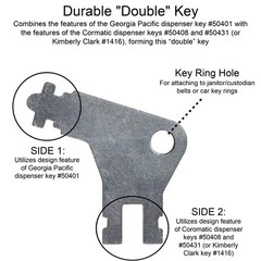 Non Applicable Commercial Paper Towel Dispenser Key Compatible with Georgia P…
