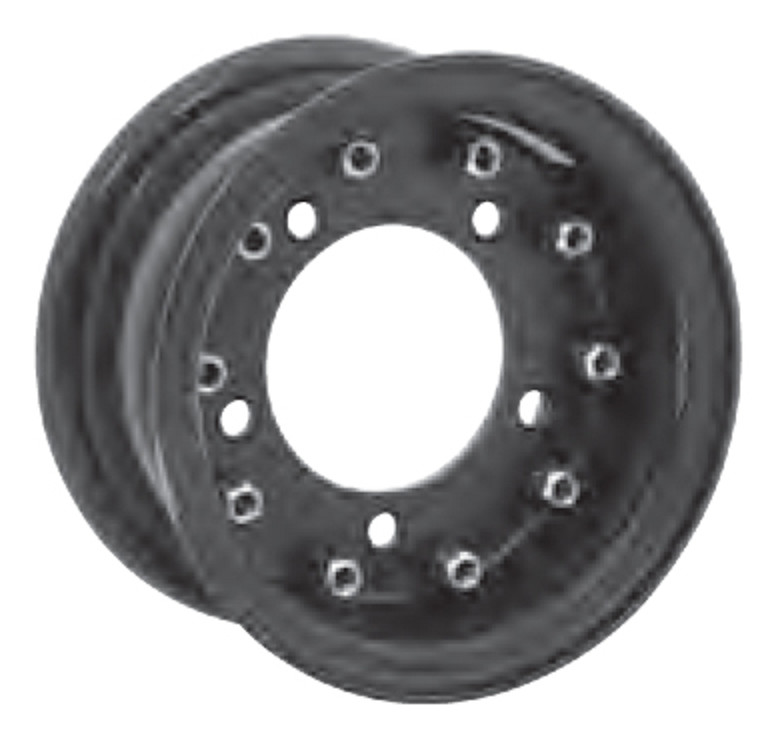 TCM 23454-40501, WHEEL – 5.00-12 SPLIT RIM ASSY (W/Nuts,Bolts,Washers)