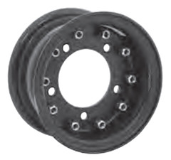TCM 23454-40501, WHEEL – 5.00-12 SPLIT RIM ASSY (W/Nuts,Bolts,Washers)