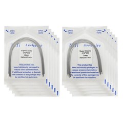 100pcs Dental Orthodontic Niti Arch Wire Natural Form Arches Round Rectangular