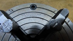 Watson MFG. 4″ 5C lathe chuck 5C mount 4 jaw