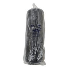 100 Pack 12oz Ripple Paper Coffee Cups w Lids and Brown Straws Tan Disposable