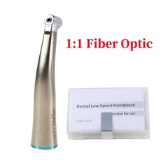 Dental 1:1 Fiber Optic Contra Angle Inner Handpiece fit NSK Ti Max Blue Ring