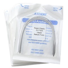 AZDENT Dental Orthodontic Super Elastic Niti Arch Wires Rectangular Nature Form