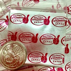 BaggiesSince1987 – 2020 Design Zip Bags 100PCS DEATH KISS ON SILVER, READ DETAIL