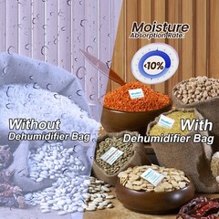 2 Gram Molecular Sieve Packets, 100 Pack Tyvek Dessicant Packets Food Grade