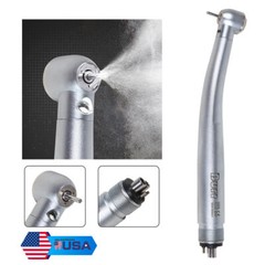 Dental Fiber Optic LED E-generator High Speed Turbine Handpiece 4 Hole FIT KAVO