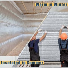 5MM Reflective Aluminum Foil Insulation Perforated Attic Roof Radiant Barrier US