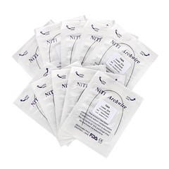 Dental Orthodontic TMA Beta Arch Wire Ti-Mo Alloy Round Ovoid/Natural 012-020