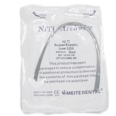10 Bolsas Arcos de Ortodoncia Dental Redondos Niti Arco de Alambre Su