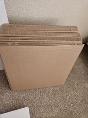 23 LP Record Album Mailers Book Box Variable Depth & 44 Mailer Insert Pads