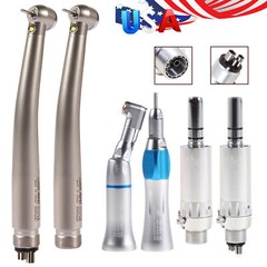 NSK Style Dental LED Pana Max High /low Speed Handpiece 2/4 Hole Turbine kit ns