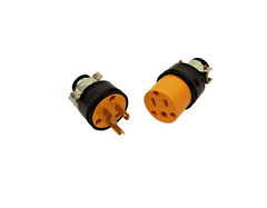 4 Set (8pcs) Female Male 3 Prong Replacement Electrical Plug HD Extension Cord