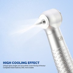 COXO High Speed Handpiece 4-Hole LED CX207 Dental Air Turbine Generator Spray