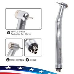 Dental Fiber Optic LED E-generator/ High Speed Handpiece 2/4Holes UDM.UDB