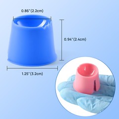 200PCS Disposable Dappen Dishes Nail Art Mixing Cups Acrylic Gel Manicure Salon