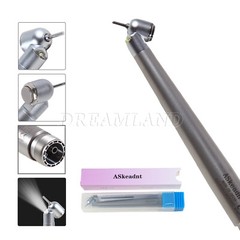 NSK Dental LED 45° Grado Alta Velocidad Turbina Pieza de Mano E-generador 2Holes