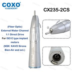 COXO Dental Straight Nose Cone Handpiece Inner Water Channel E Type Fit NSK KAVO