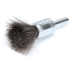 Weiler 96099 Crimped Wire End Wire Brush, Steel, 1/2″