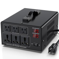 1500W Voltage Converter Transformer Step Up 110V/120V to220V/240V or Step Dow…
