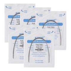 Dental Orthodontic Super Elastic Niti Round Arch Wires Ovoid Form 012-020 AZDENT