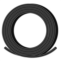 5-100ft Black Φ1/4″ (6.4mm) Heat Shrink Tubing 3:1 Dual Wall Adhesive Glue Lined