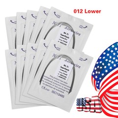 10pcs/pack Dental Orthodontic Super Elastic Niti Arch Wire Round Natural Form OM