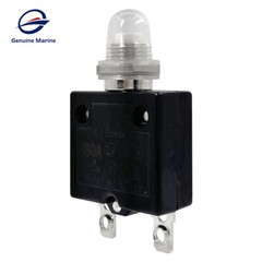 1/5/8PCS Push Button Reset Thermal Circuit Breaker 5-40A 50V DC 125/250V Volt AC