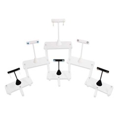 Clear Acrylic Multiplatform Display Stand – 6 Platform Tiered Riser
