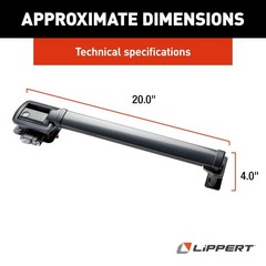 Lippert Components Lippert Latchxtend Easy Open Rv Door Handle Extension For