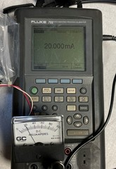 GC Model 20-1114 DC 100 mA Meter 2.25″ x 2.0″