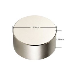 1.6inchx0.8inch Powerful Neodymium Rare Earth Large Cylinder Magnet N52 Round US