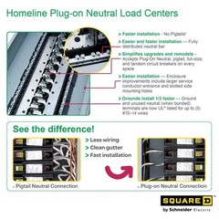 Homeline 30 Amp One-Pole Circuit Breaker HOM130CP, Square D Breakers 120/240 VAC