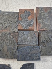 Lot of Vintage Letterpress Printers Plate/Block – Cartoon Figure Collection
