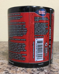 Flex Tape TFSBLKR0405 4 in. W X 5 ft. L Black Waterproof Repair Tape