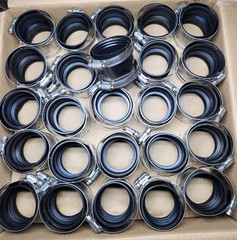 “ON SALE DAY ” 2″ NO HUB COUPLING ONLY SALE BOX OF 100 PCS.