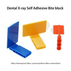 100PCS Dental X-Ray Positioning Dental Sensor Holder Self-adhesive Bite block