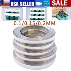 10M Pure Nickel Plate Strip Tape Sheet For Li 18650 Battery Spot Weld Tool DIY
