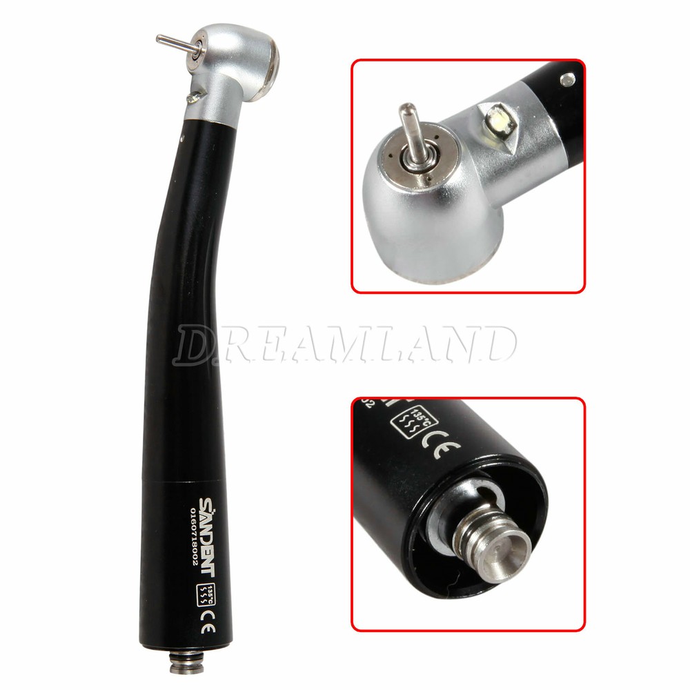 E-generator Dental LED Fiber Handpiece 3-Spray fot NSK + 4 Hole Quick Coupler