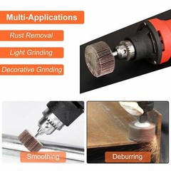 1-1/2x1x1/4″ Flap Wheel Sander for Drill Mounted Sanding Grinding 40 80 120 Grit