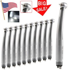 1-10 Yabangbang Dental (LED E-generator) High Speed Handpiece 4/2 Hole Fit NSK