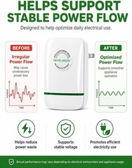 Electricity Saving Box for Home & Office, Compact Plug and Play Electrical Devic