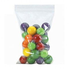 Clear Reclosable Seal Bag Plastic Poly Zipper Bags Zipper W/Hang Hole 4Mil THICK