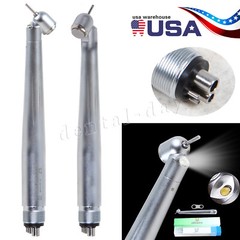 FDA Dental 45° Angle/Standard Head LED E-generator / Fiber Optic Handpiece 2Type