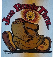 Just Passin Thru… Vintage R.Crumb 1967 Classic Original-Shirt Iron on NOS X 47